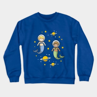 Space Mermaids Crewneck Sweatshirt